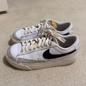 nike blazer platform low